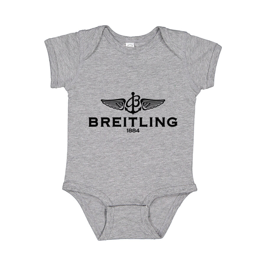 Breitling Baby Romper Onesie - Gray