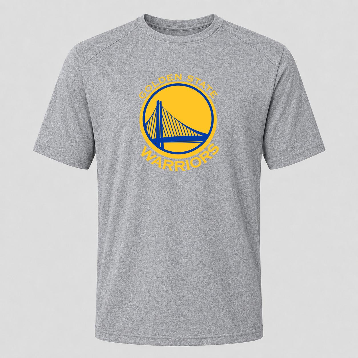 Men's Golden State Warriors Yellow Performance T-Shirt - Gray