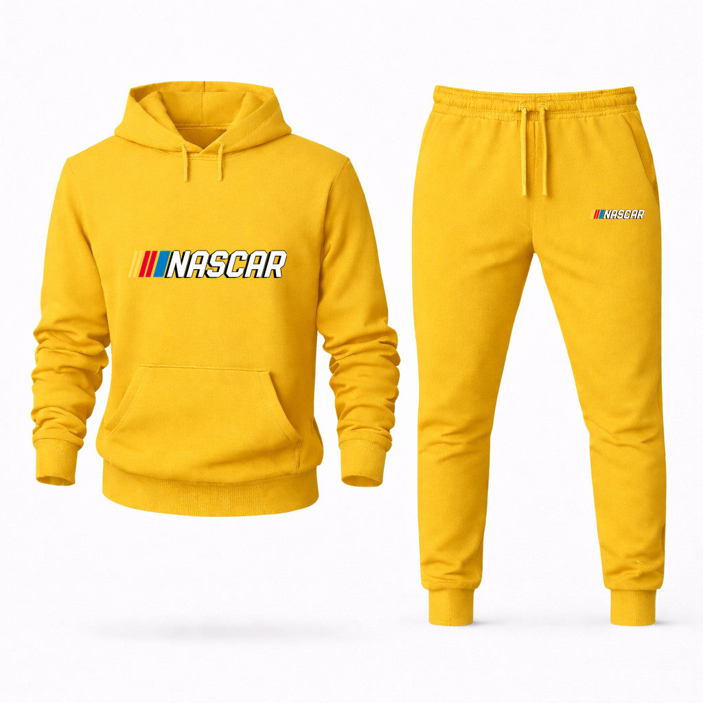NASCAR Hoodie and Joggers Set - Yellow