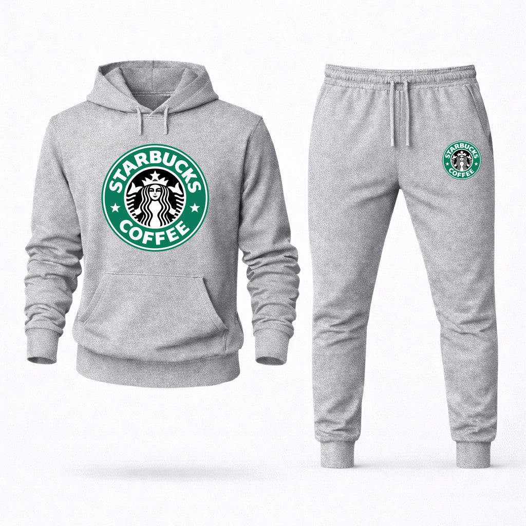 Starbucks Hoodie and Joggers Set - Grey