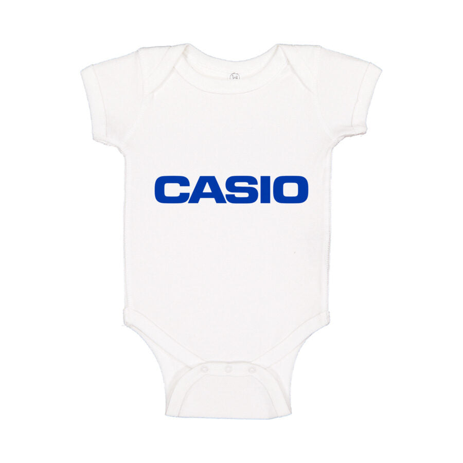 Casio Baby Romper Onesie - White