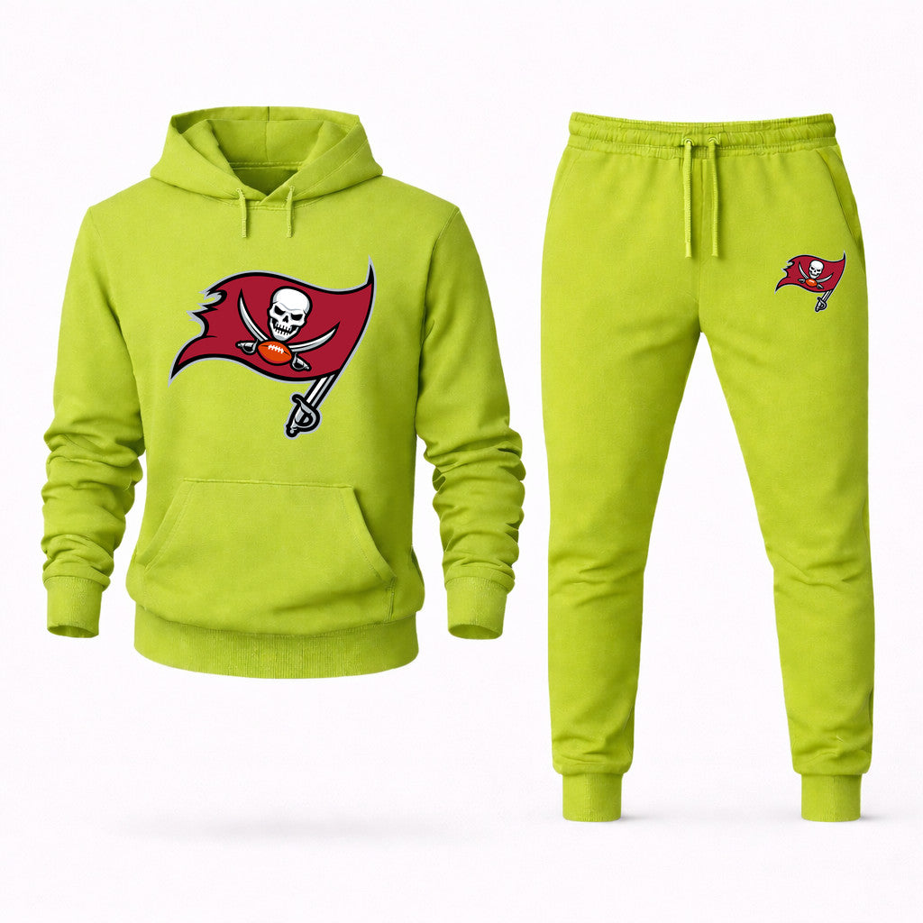 Tampa Bay Buccaneers Hoodie and Joggers Set - Lime Green