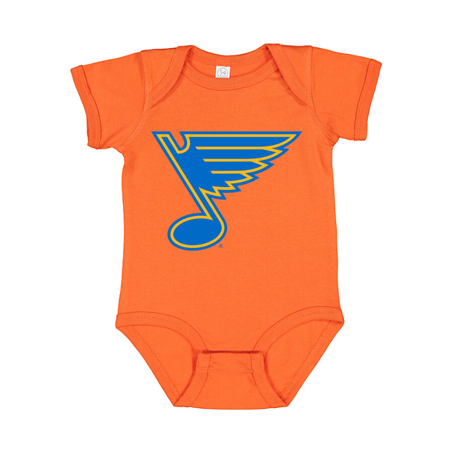 St. Louis Blues Baby Romper Onesie - Orange