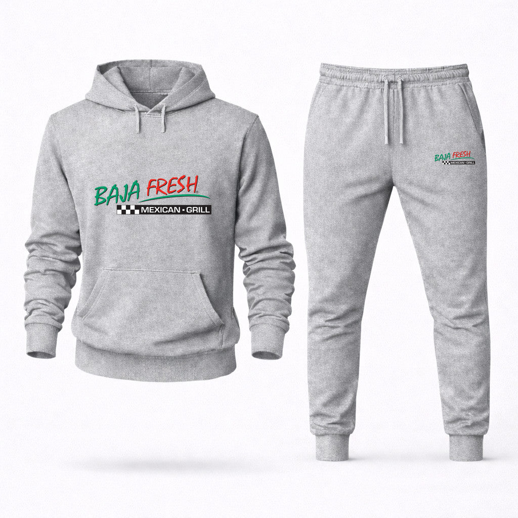 Baja Fresh Hoodie and Joggers Set - Grey
