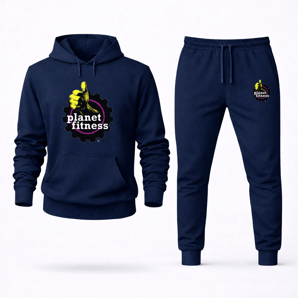 Planet Fitness Hoodie and Joggers Set - Navy