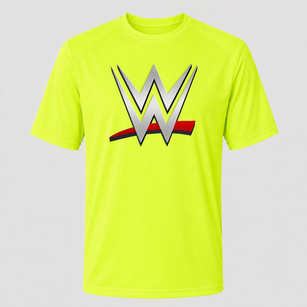Men's WWE Wrestling Performance T-Shirt - Safety Green