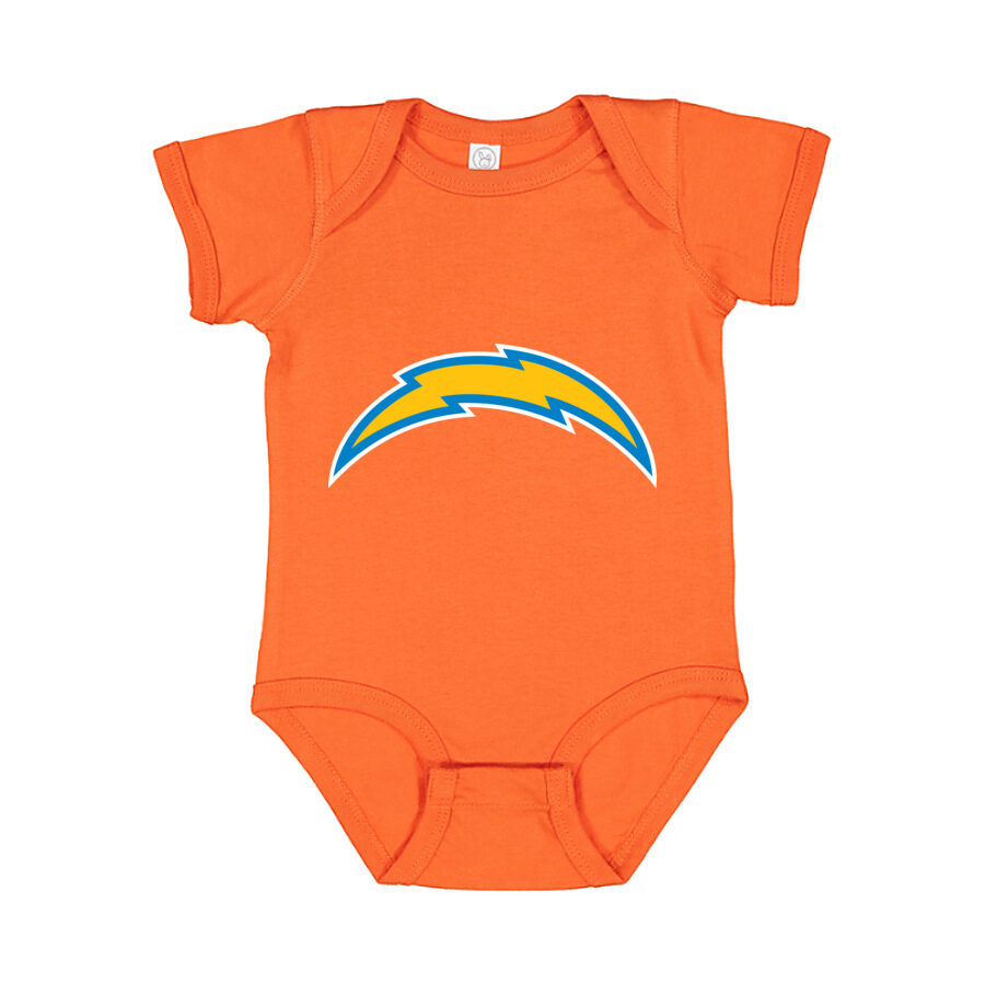 Los Angeles Chargers Baby Romper Onesie - Orange