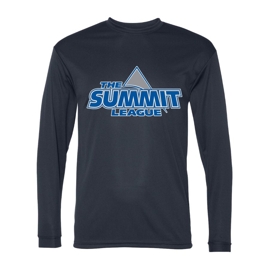 Men's The Summit League Polyester Long Sleeve T-Shirt - Navy