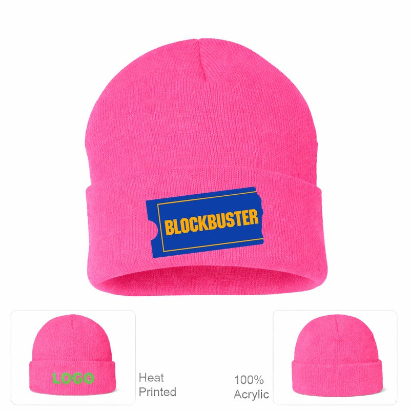 Blockbuster Beanie Hat - Pink