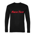 Men's Kwik Trip Polyester Long Sleeve T-Shirt - Black