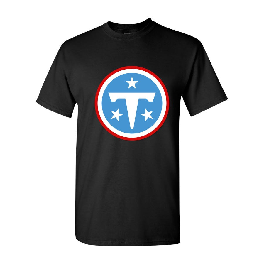 Men's Tennessee Titans Cotton T-Shirt - Black