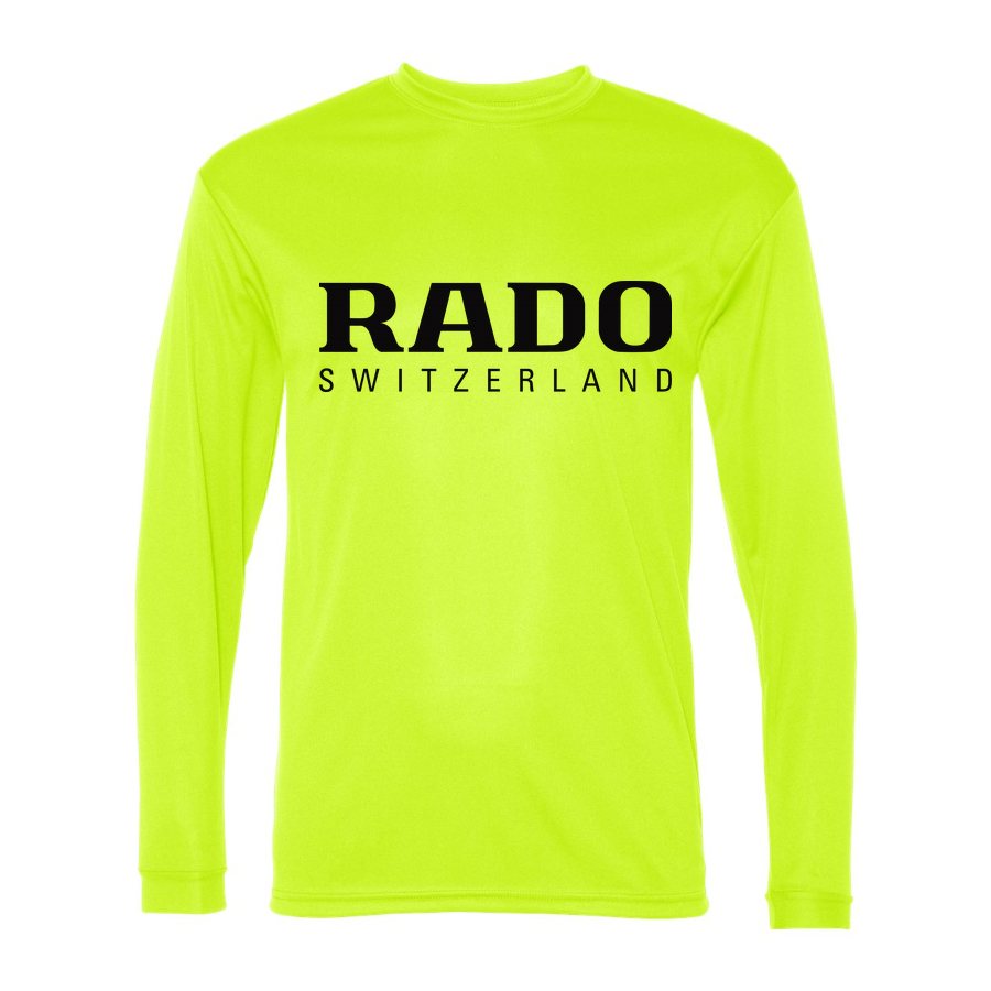 Men's Rado Polyester Long Sleeve T-Shirt - Safety Yellow