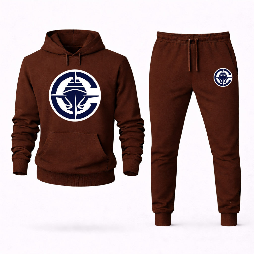Los Angeles Clippers Hoodie and Joggers Set - Brown