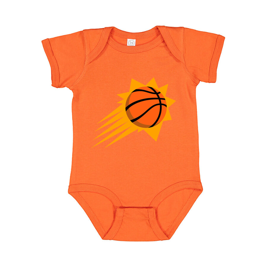 Phoenix Suns Baby Romper Onesie - Orange