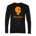 Men's Swiggy Polyester Long Sleeve T-Shirt - Black