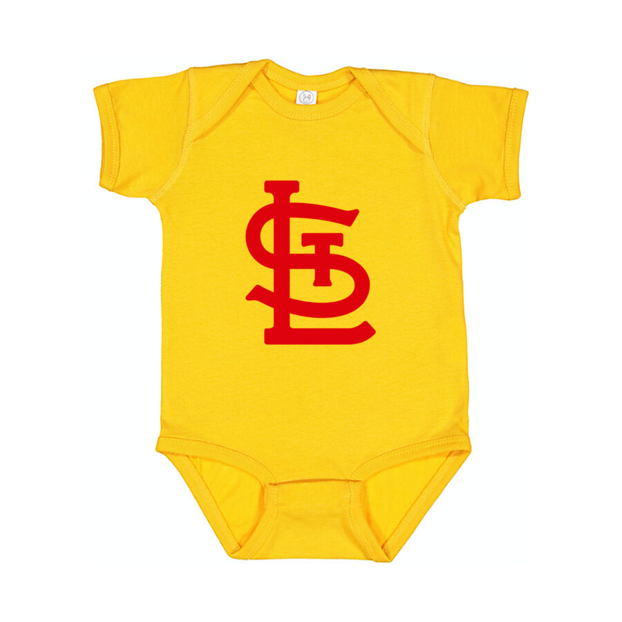 St. Louis Cardinals Baby Romper Onesie - Yellow