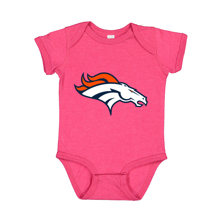 Denver Broncos Baby Romper Onesie - Pink