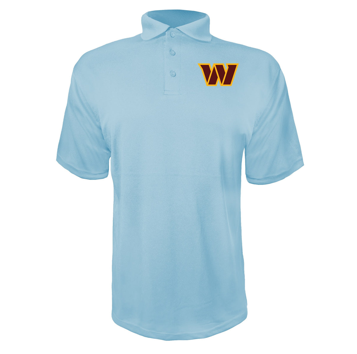 Washington Commanders Sky Blue polyester polo