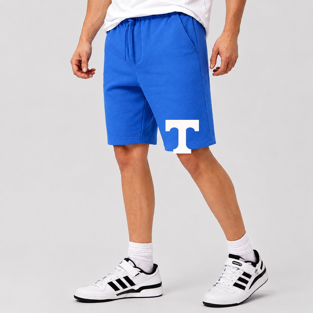 Men's Tennessee Volunteers Logo 2 Cotton Shorts - Azure