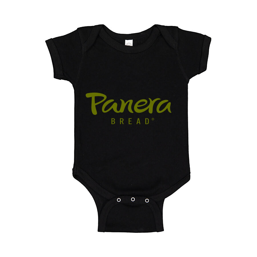 Panera Bread Baby Romper Onesie - Black