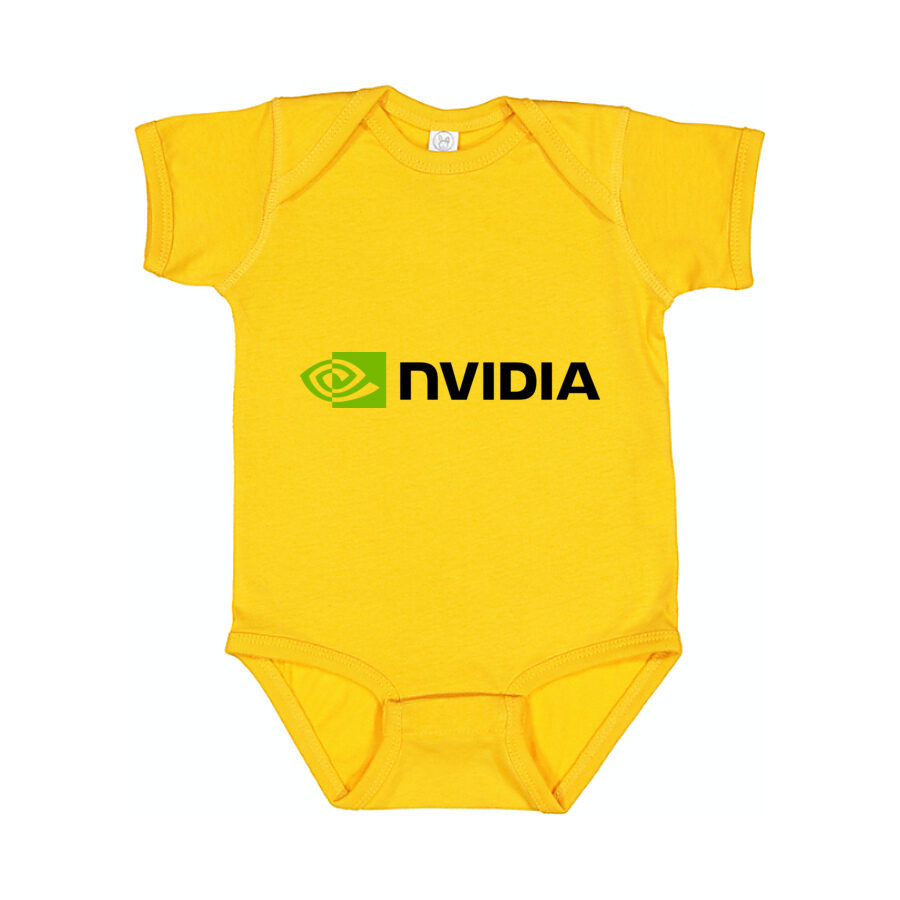 NVIDIA Baby Romper Onesie - Yellow