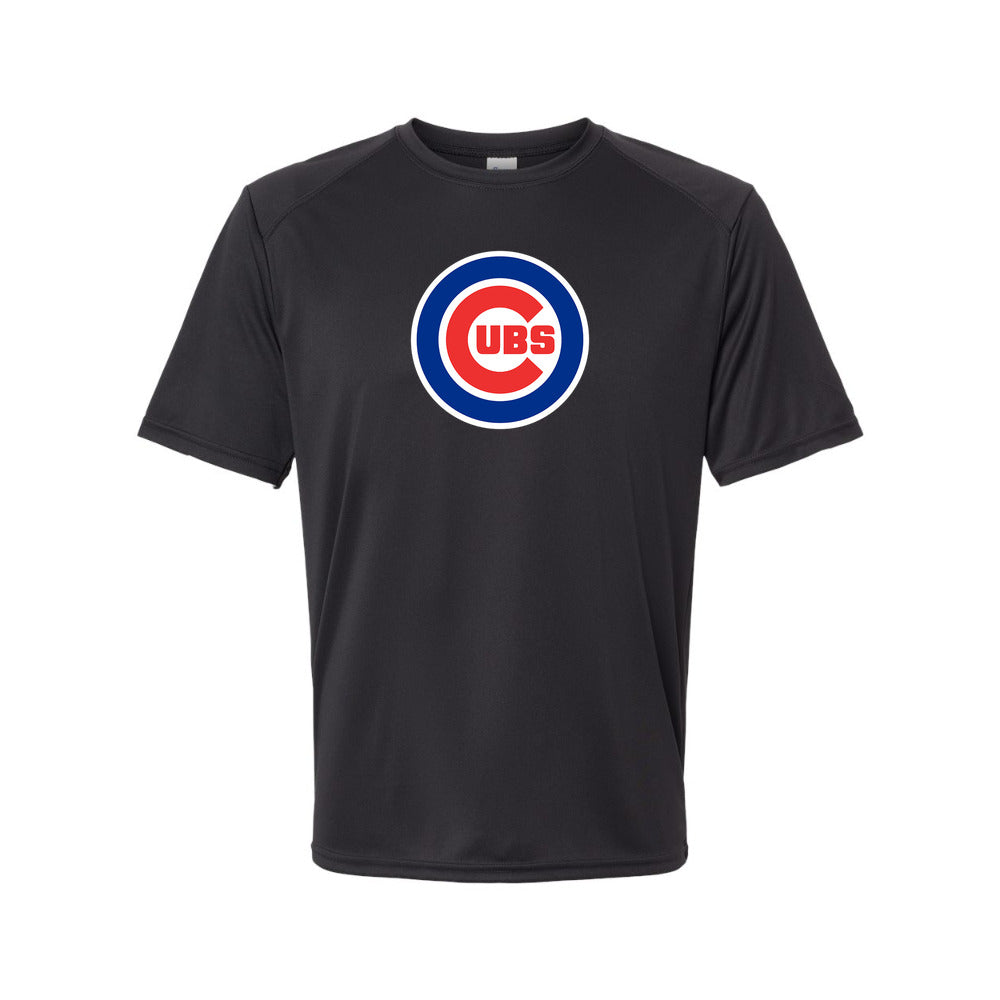 Chicago Cubs Polyester T-Shirt - Black