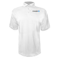 Chase Black men's polyester polo in White