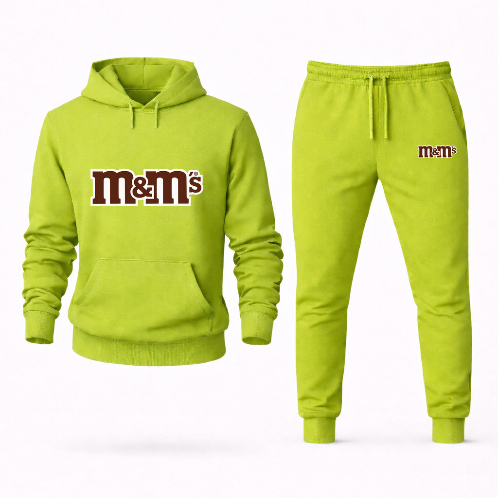 M&M's Hoodie and Joggers Set - Lime Green