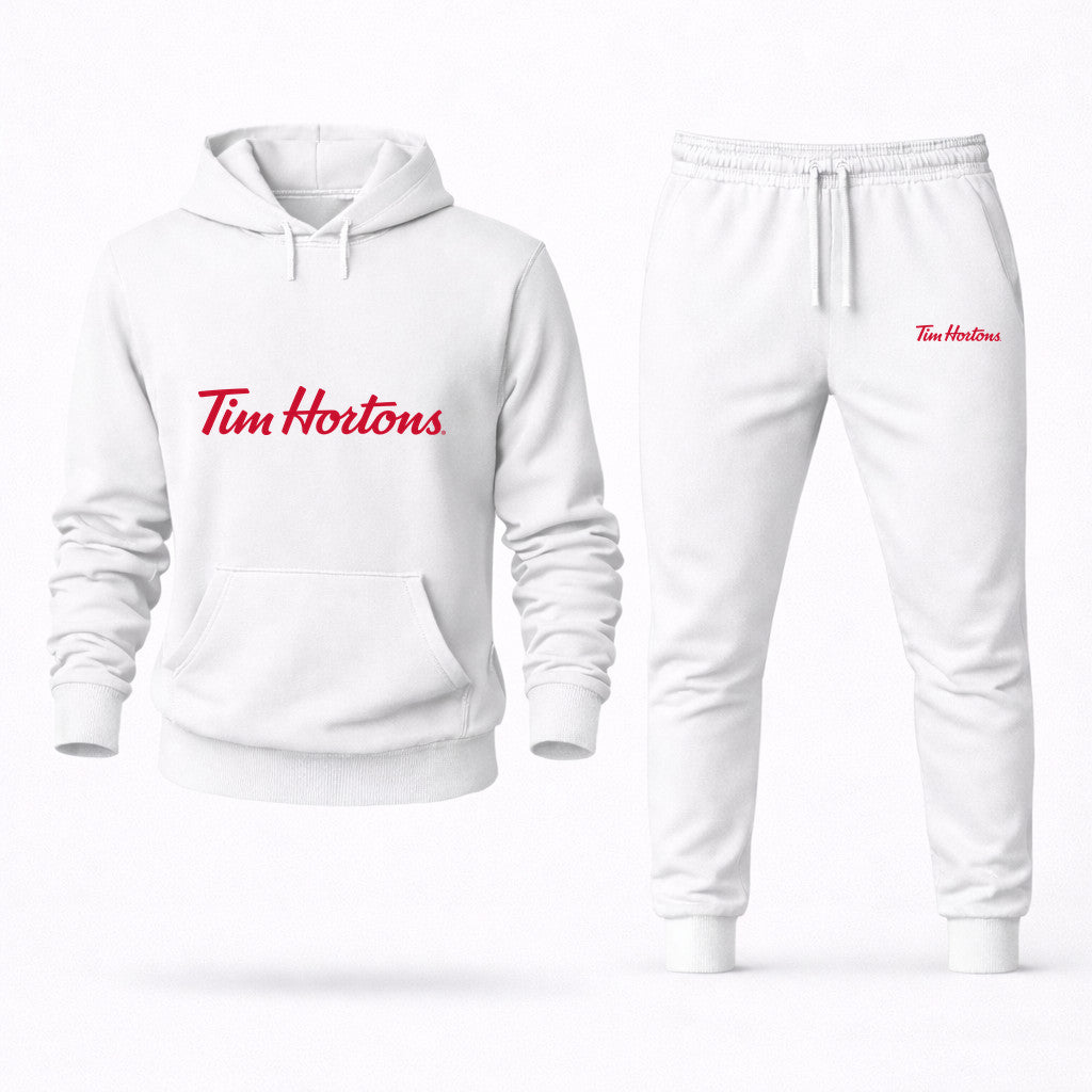 Tim Hortons Hoodie and Joggers Set - White