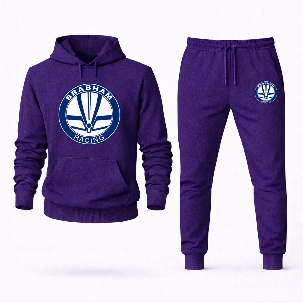 Brabham Racing Hoodie and Joggers Set - Purple