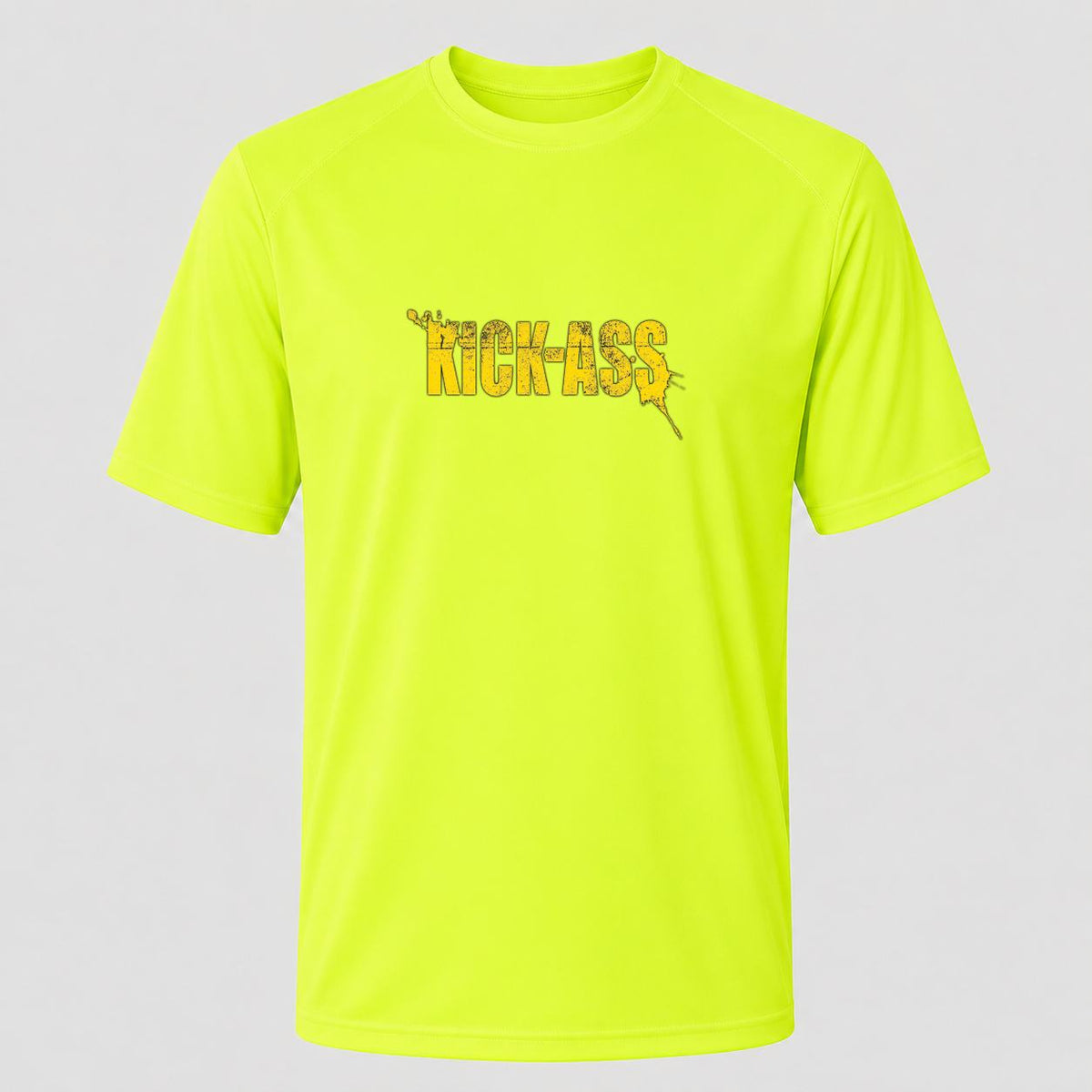 Men's Kick-Ass Performance T-Shirt - Safety Green