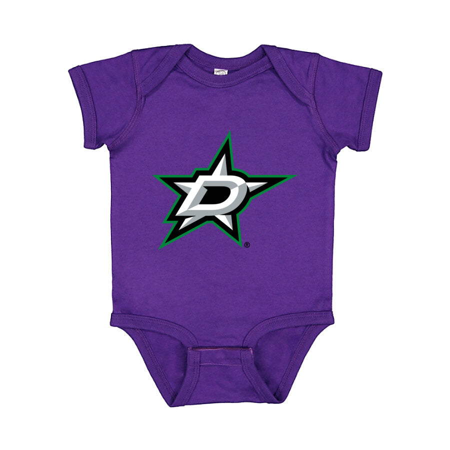 Dallas Stars Baby Romper Onesie - Purple