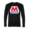 Men's Marathon Polyester Long Sleeve T-Shirt - Black