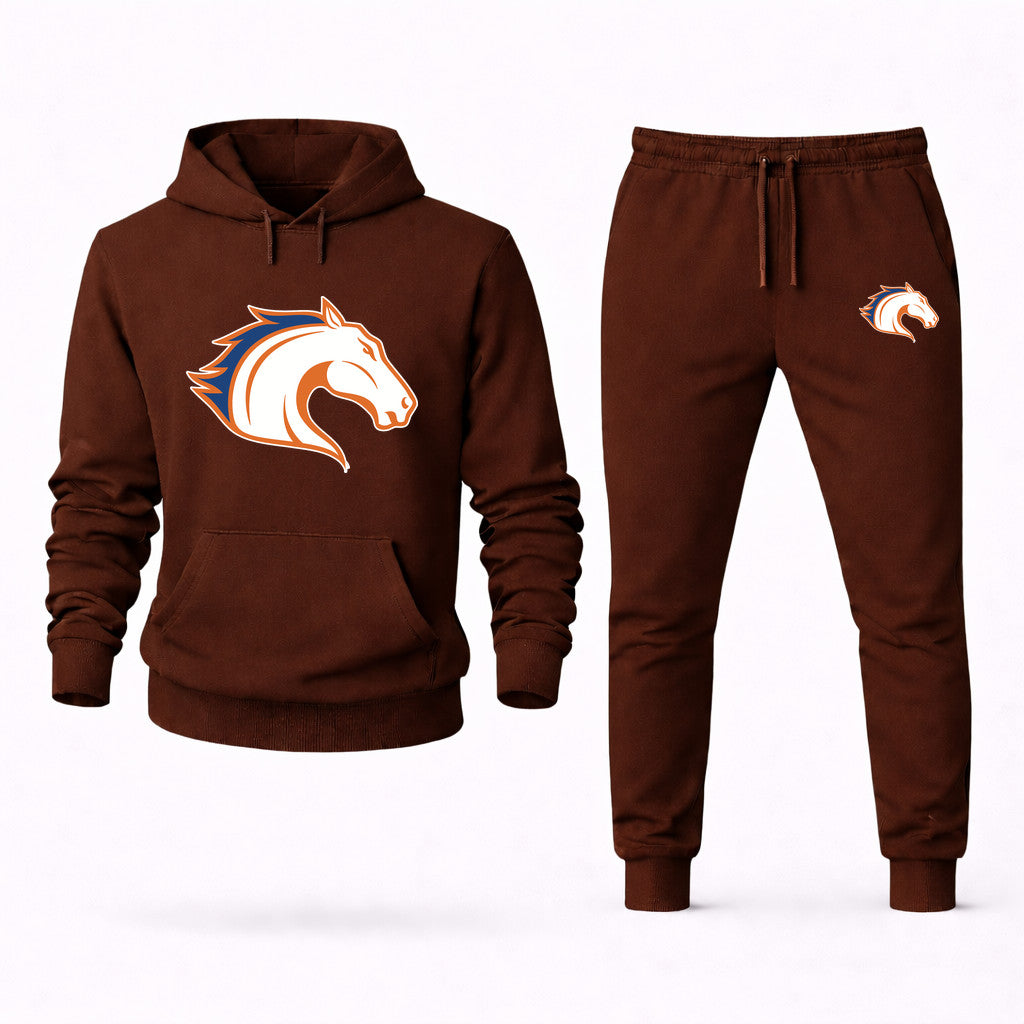UT Arlington Mavericks Hoodie and Joggers Set - Brown