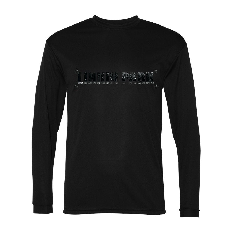 Men's Linkin Park Polyester Long Sleeve T-Shirt - Black
