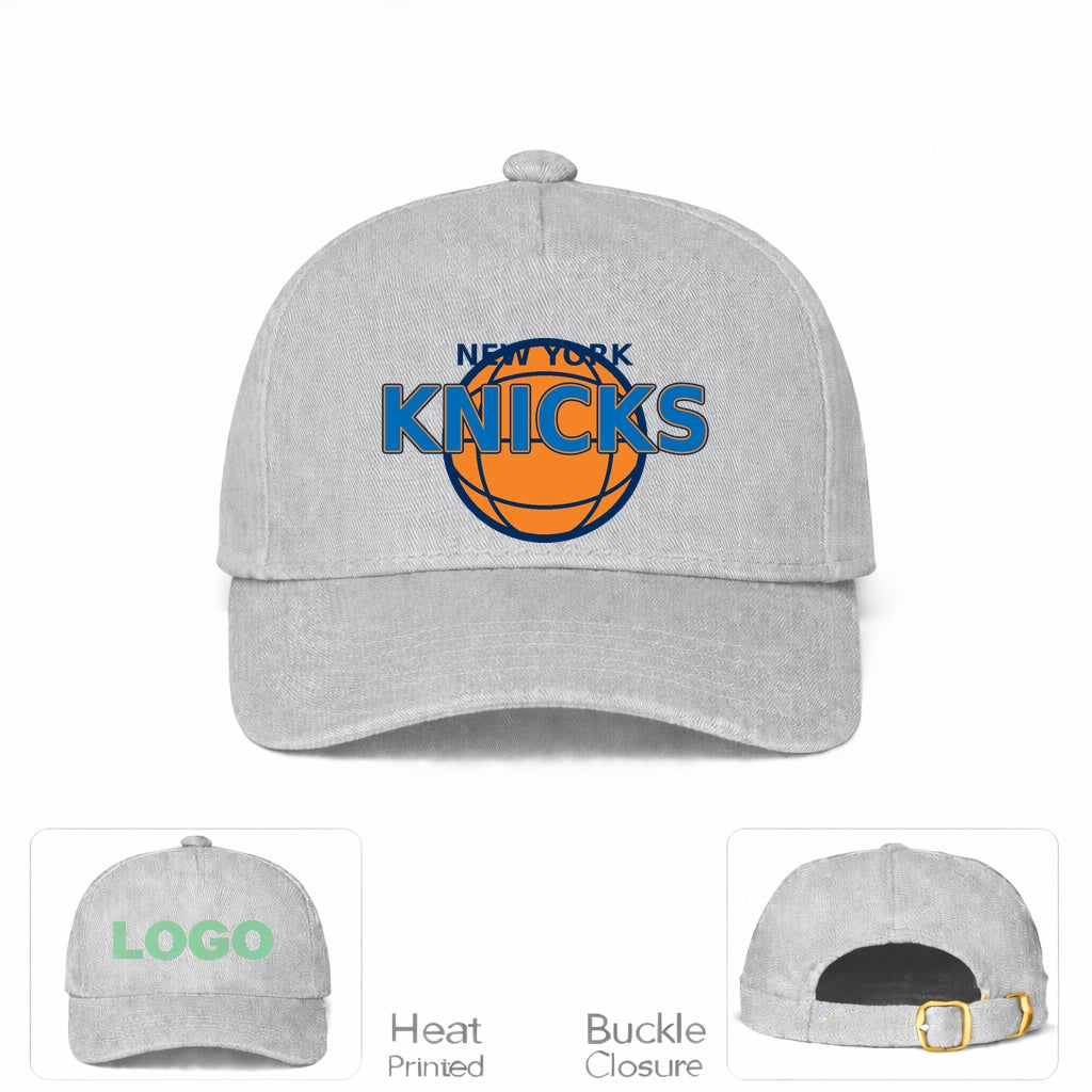 NBA New York Knicks Dad Baseball Cap Adjustable Buckle Hat