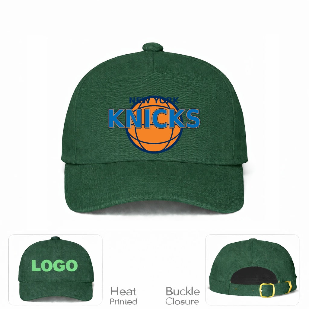 NBA New York Knicks Dad Baseball Cap Adjustable Buckle Hat