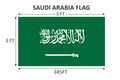 Saudi Arabia Flag 3X5 Fifa World Cup 2026