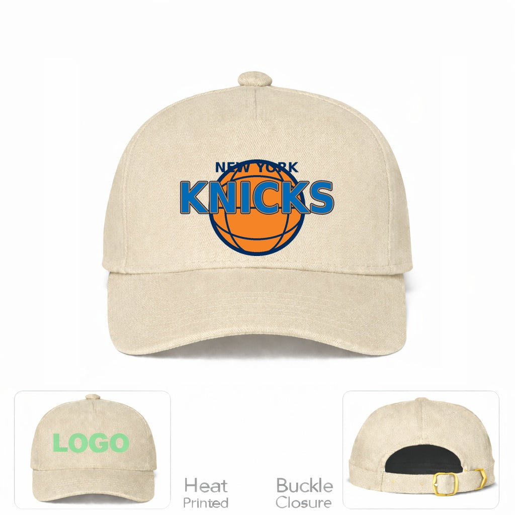 NBA New York Knicks Dad Baseball Cap Adjustable Buckle Hat