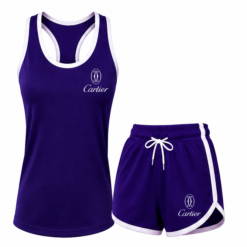 Women’s Cartier Tank top and Shorts Set
