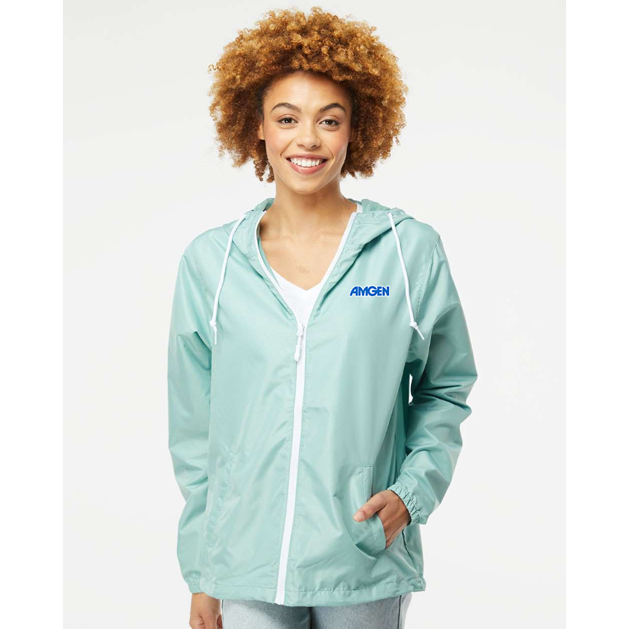 Men's Amgen Independent Trading Co Lightweight Windbreaker Full-Zip Jacket