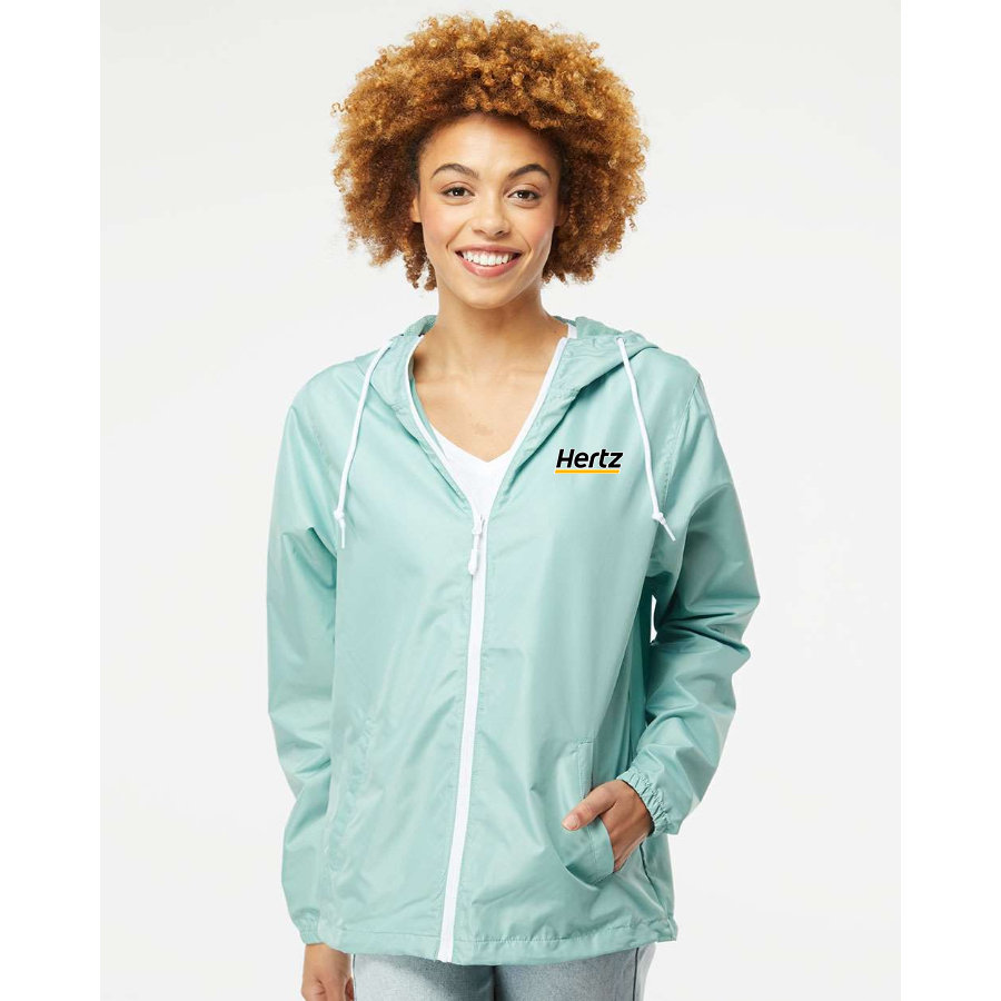 Men's Hertz Independent Trading Co Lightweight Windbreaker Full-Zip Jacket
