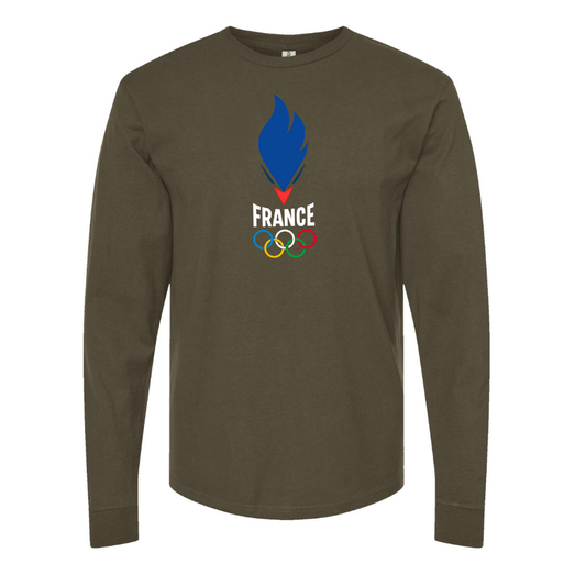 Men's France Olympia 2024 Long sleeves T-Shirt