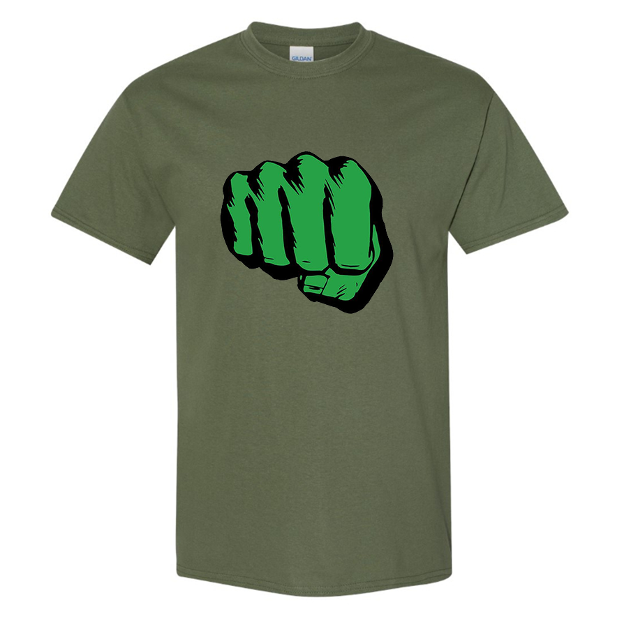 Men's Hulk Punch Cotton T-Shirt