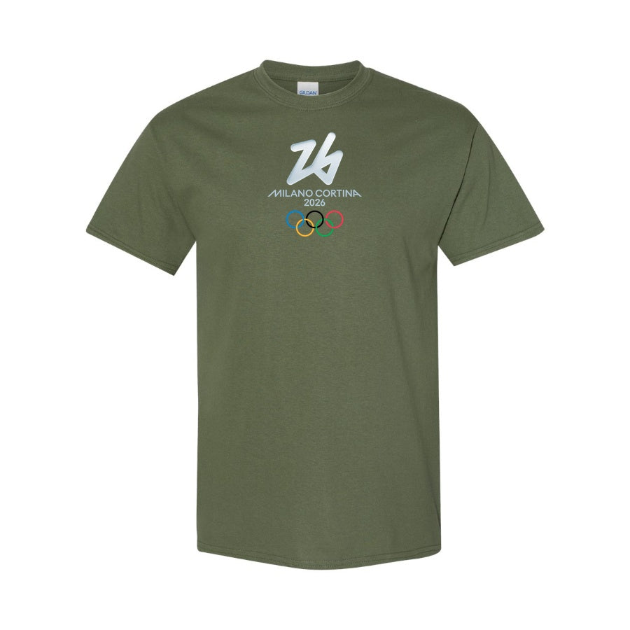 Men's Winter Olympics Milano Cortina 2026 Cotton T-shirt