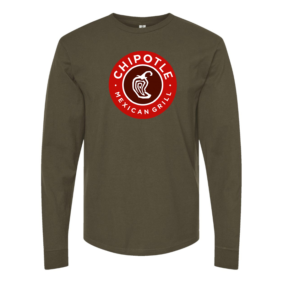 Men's  Long sleeves T-Shirt Chipotle Mexican Grill