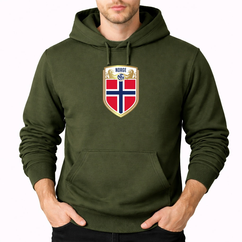 Men's Norway Soccer Pullover Hoodie
