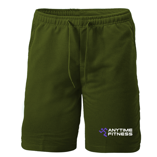 Men's Anytime Fitness Gym Athletic Fleece Shorts