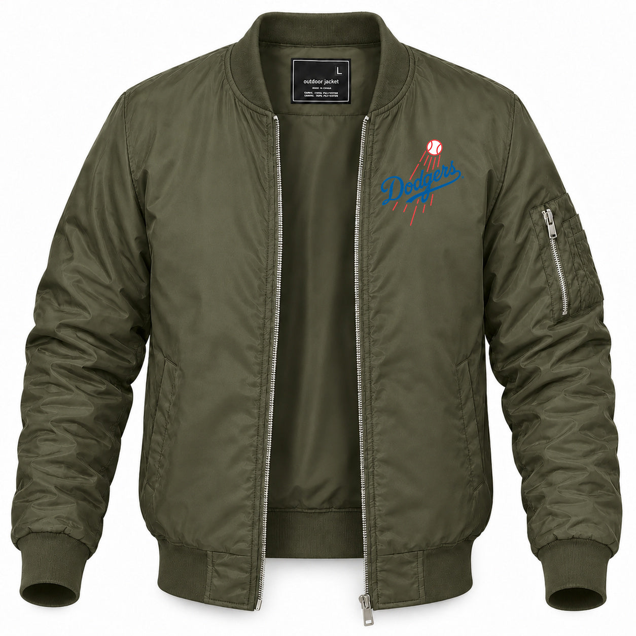 Men's Los Angeles Dodgers Lightweight Bomber Jacket