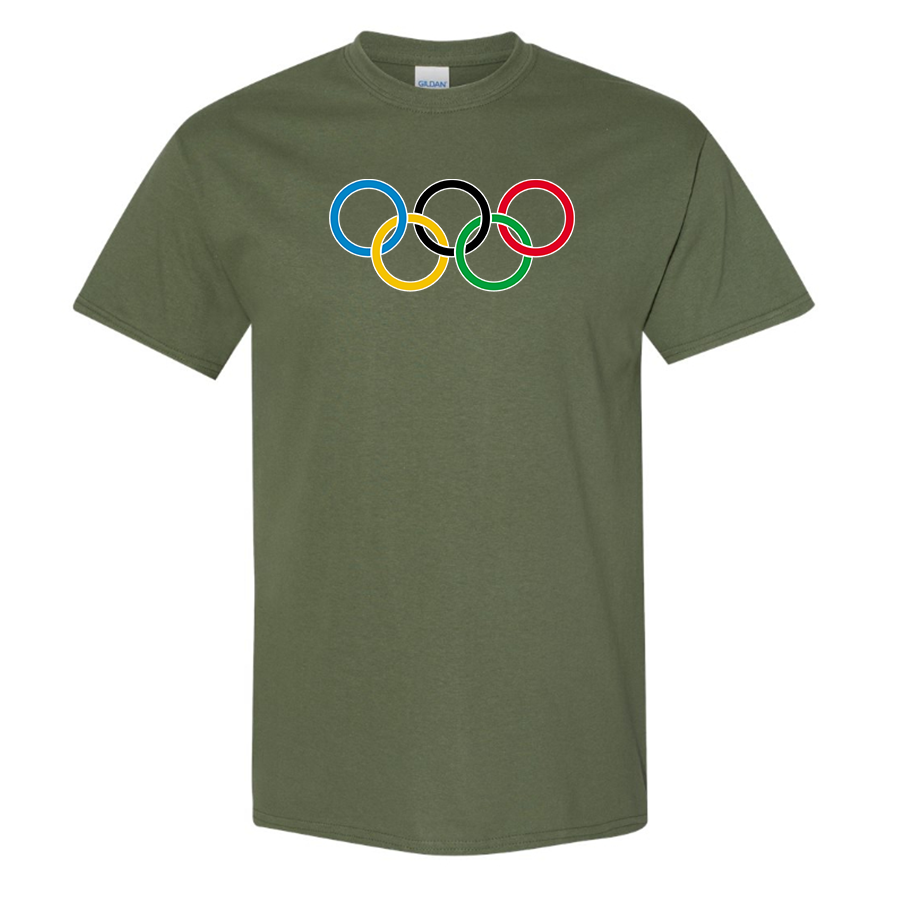 Men's Olympics Rings Cotton T-Shirt